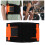 Adjustable Breathable Lower Back Support Belt Lumbar Brace M Size Orange 13