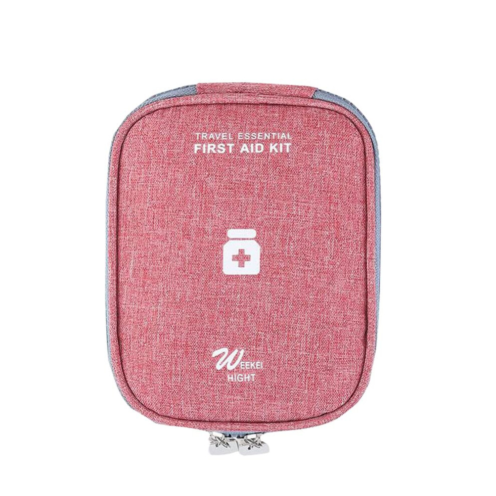 Empty First Aid Kit Bag with Stretchable Compartments Compact Travel Medical Organizer for Hiking