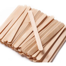 Jumbo Wooden Popsicle Sticks 6 X 0.7 Inch, 100 Count, MultiPurpose Craft Sticks for Ice Cream, Plant Labels