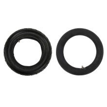 Solid Lightweight Rubber Scooter Tire 10 Inch Inflatable Tyre With Angled Stem Pressure Resistant Wear Resistant Anti Skid Compatible With Folding