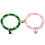 Σετ βραχιόλι Charm Beads με συμβολικό στέμμα και καπέλο, βραχιόλι BFF for 2 με ασορτί 1
