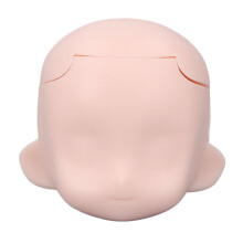 Cabeça de boneca em branco, substituição para BJD em escala 1/12. Material de silicone que garante durabilidade e conforto. Acabamento exemplar e