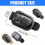 (Gray) Car Visors Sunglasses Holder, PU Leather, Adjustable Clip Suitable for Commuters, Easy Access and Secure Eyewear Storage 3