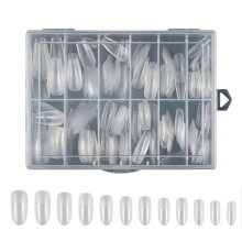 (10style) Long Fake Nail Tips 240pcs Pre-Shape Press On Nail Full Cover Nail Tips Artificial False Nail for DIY Home Nail Salon