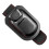 (Black) Car Visors Sunglasses Holder, PU Leather, Adjustable Clip Suitable for Commuters, Easy Access and Secure Eyewear Storage 1