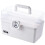 First Aid Kit 3Tier Lockable Medicine Storage Box with Handle for Home Emergency White 1