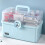 First Aid Kit 3Tier Lockable Medicine Storage Box with Handle for Home Emergency White 2