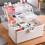 First Aid Kit 3Tier Lockable Medicine Storage Box with Handle for Home Emergency White 5