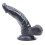 Realistic Penis Dildo With Suction Cup Base In Black 1