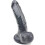Realistic Penis Dildo With Suction Cup Base In Black 4