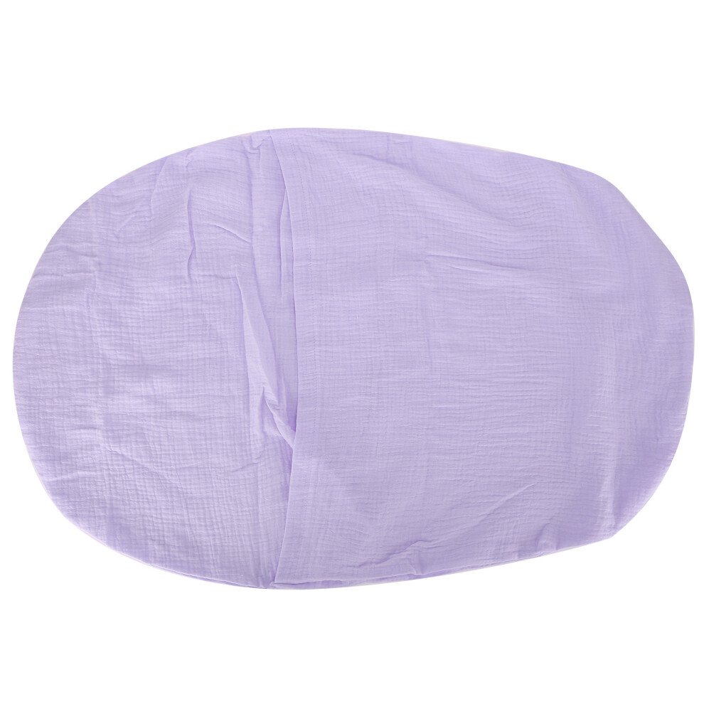 Breathable Newborn Lounger Cover - Portable & Removable Light/Purple