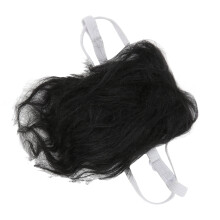 Hund Hund Katze Halloween Unordentlicher Haarhaarschmuck Haustierperücke Kostüm Schwarz