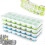 4 Pack Ice Cube Trays with Lid 1