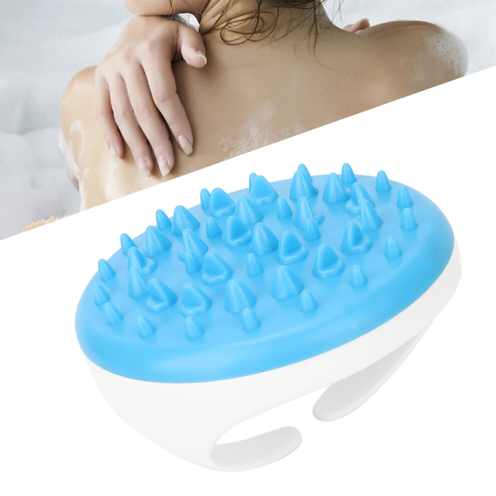 Blue Silicone Meridian Massage Brush for Arms, Legs & Waist
