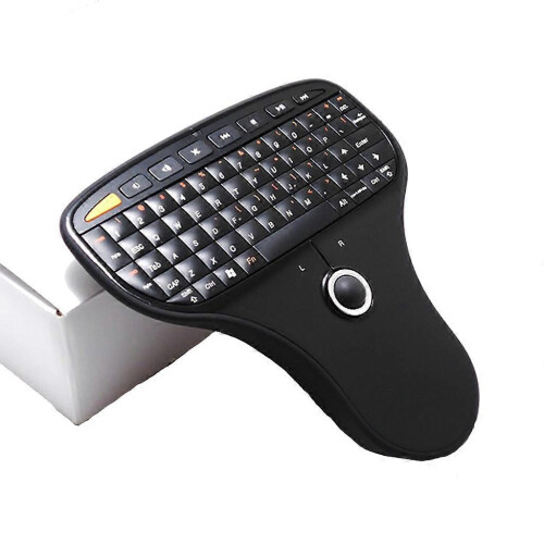 Wireless Trackball Keyboard N5901 2.4GHz,Mini USB Keyboard Multimedia Keyboard, with Pointing & Scrolling Function