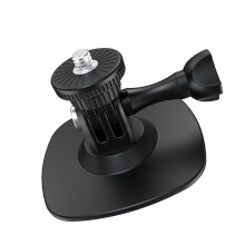 (Bundle 2) Aluminum Adhesive Mount For Action Cameras Strong Hold On Multiple Surfaces 180 Degree Adjustable Angle Universal Compatibility Multicolor