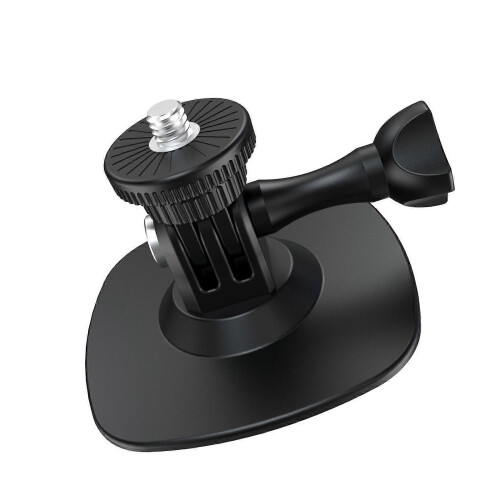 (Bundle 2) Aluminum Adhesive Mount For Action Cameras Strong Hold On Multiple Surfaces 180 Degree Adjustable Angle Universal Compatibility Multicolor
