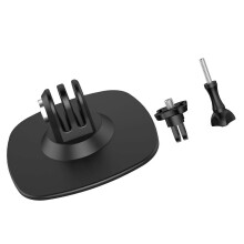 (Bundle 1) Aluminum Adhesive Mount For Action Cameras Strong Hold On Multiple Surfaces 180 Degree Adjustable Angle Universal Compatibility Multicolor