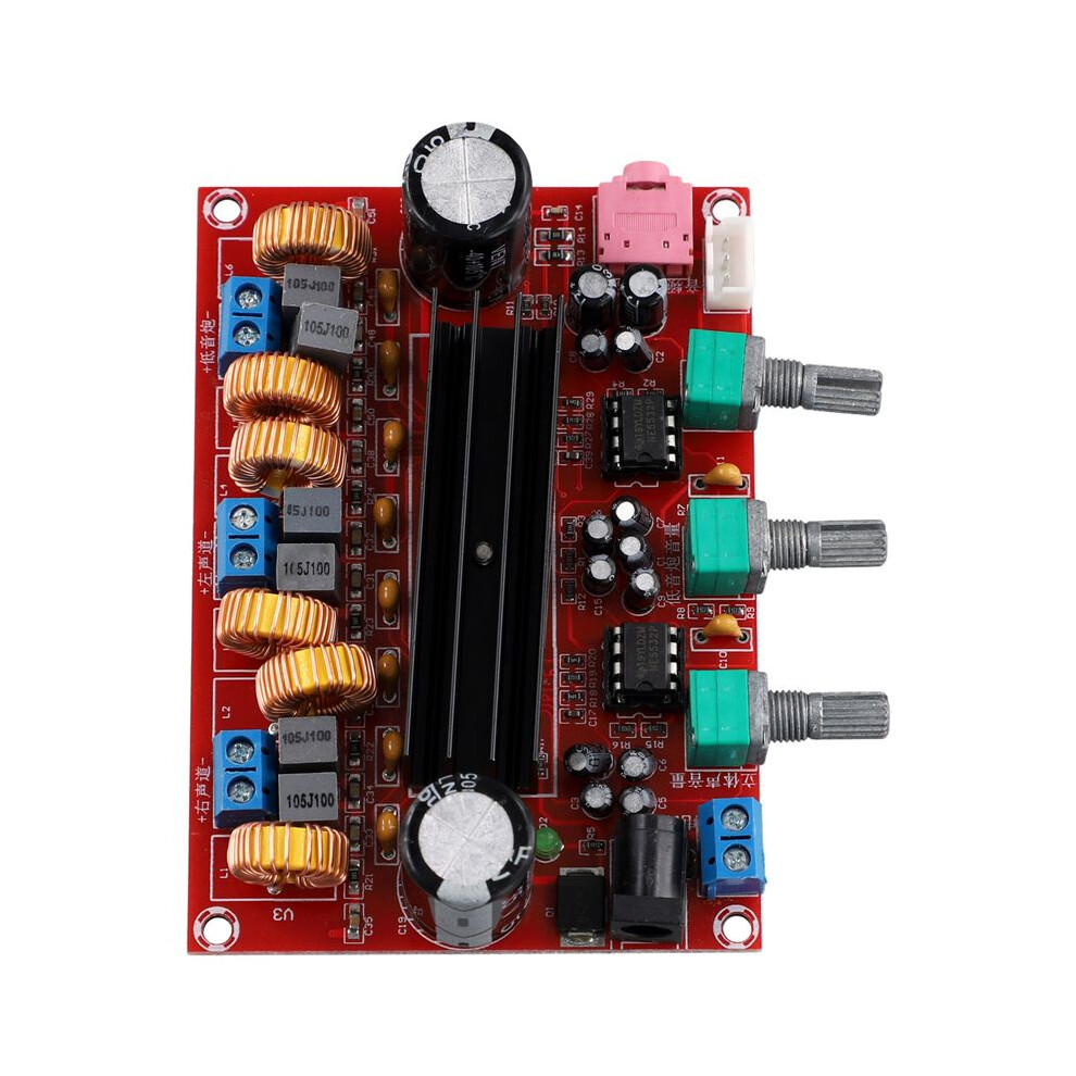 Photos - Other for Computer XH-M139 Audio Amplifier Board 2x50W+100W 2.1 Channel Amplifier Modules 12-24V for Audio System DIY Speakers