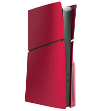 For  5 Slim Hard Plastic Faceplate Shell Replacement Plate Cover for PS5 Console Disc Version Red