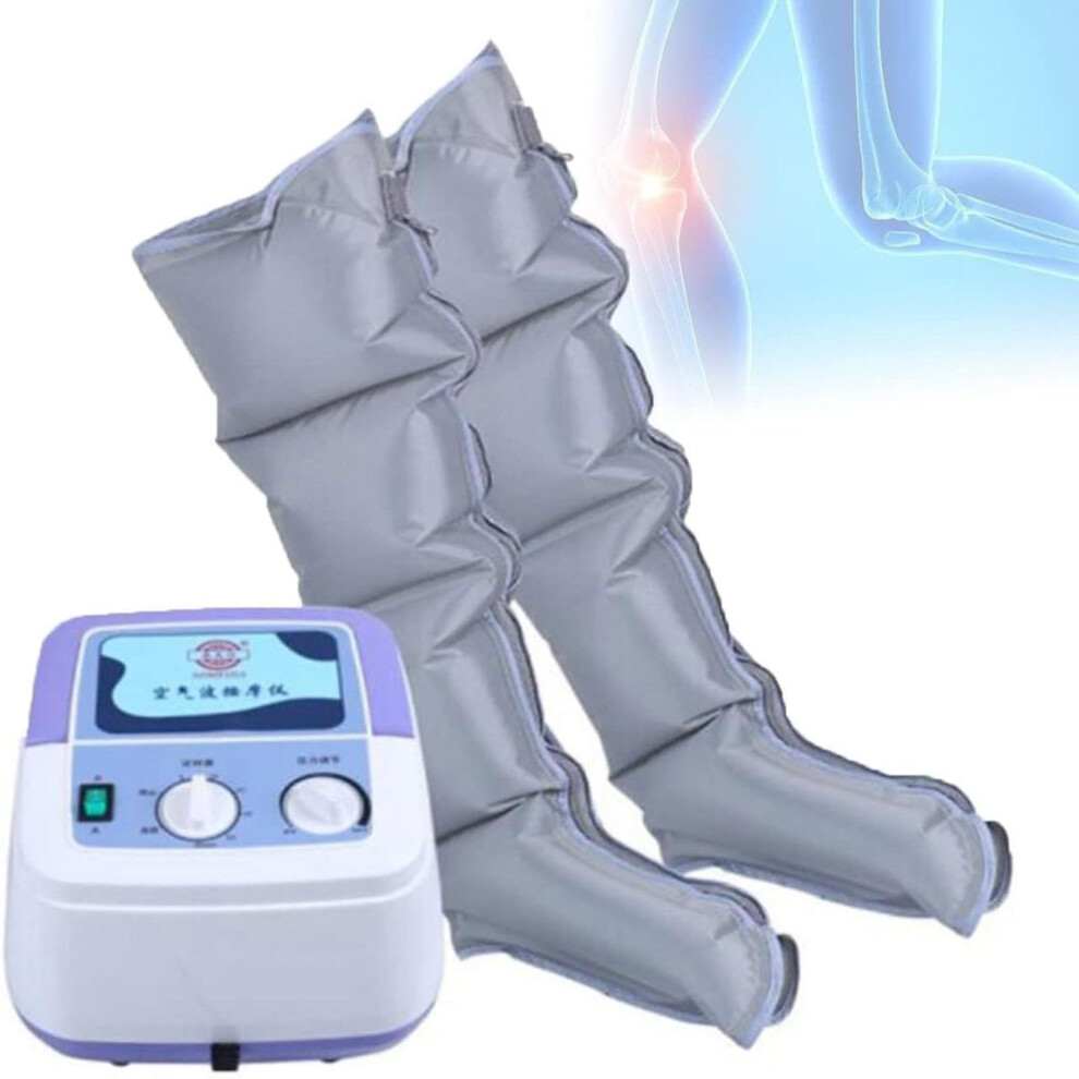 Leg Massager with 360 Air Compression for Circulation, Adjustable Intensity and Remote Control