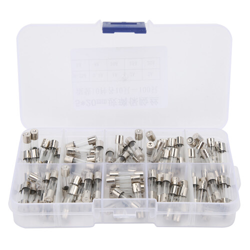 Γρήγορη φυσήγματος γυάλινη ασφάλεια Kit5x20mm γρήγορη φυσήγματος ασφάλεια