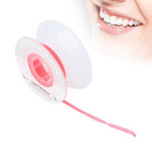 Pink elastische orthodontische Gummischnur-Spule für Zahnspangen, 2,5 mm