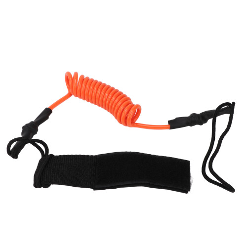 Durable Kayak Oar Safety Rope - Adjustable Paddle Board Accessories Orange 1