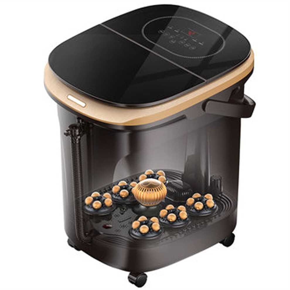Foot Spa Massager with Heat Therapy Control and Bubbles for Relaxing Tired Feet at Home