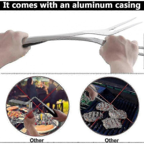 Bbq Tool Set, Bbq Grill Tool Kit, Stainless Steel Cooking Accessory Kitsilver, Black1set 2