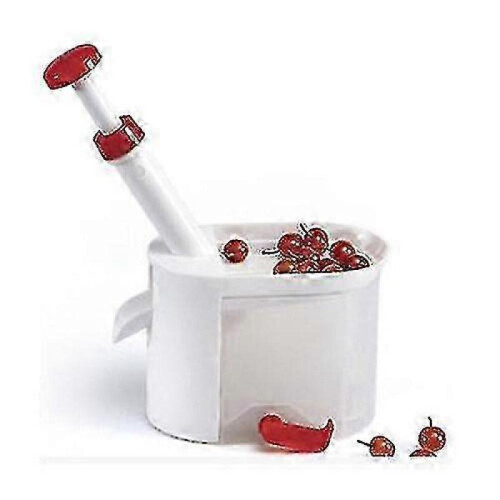 Cherry Corer (Red+White) 1pc