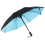 USB Rechargeable Sunshade Umbrellas Featuring Cooling Fan-Blue 1