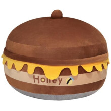 3D Simulation Honey Jar Plush Pillow, Soft Filling Cushion, Kids Bedroom Decor, School Classroom Sofa Decoration