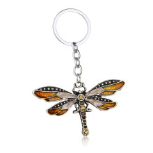 Dragonfly Keychain Pendant, Sparkling Keychain Rhinestone Dragonfly Bag Charm with Stylish Design, Hand Cast Dragonfly Charm for Women, Versatile Acce