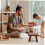 Solid Wood Footstool For Home Use, Bath Stool, Wooden Step Stool, Stable Thickened Legs, Shoe Changing Stool 5