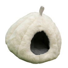 (White) Hedgehog Bed Cave Nest Hideouts,Hamster Guinea Pigs Small Animal Cage Supplies Winter Warm House for Rabbit Ferrets White