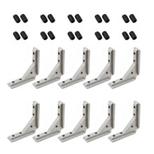 (European Standard 20) Multipurpose Angles Slot Brackets Adjustable Door Frame Joint Brackets For Door Frame Assembly In Home Office Use Multicolor
