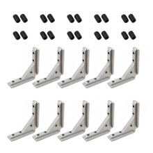 (European standard 40) Multipurpose Angles Slot Brackets Adjustable Door Frame Joint Brackets For Door Frame Assembly In Home Office Use Multicolor
