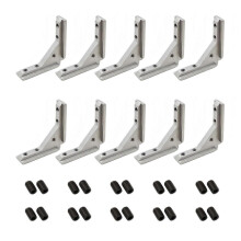 (European standard 30) Multipurpose Angles Slot Brackets Adjustable Door Frame Joint Brackets For Door Frame Assembly In Home Office Use Multicolor