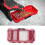 (9930) Drill Bit Storage Case Portable Drill Bit Case Water Resistant Detachable Holder Storage Heavy Duty Plastic Bit Storage Multicolor 4
