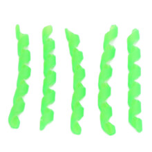 5 Pack Green Rubber Bicycle Cable Sleeves, 60mm Anti Friction Protectors