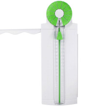 Rotary Paper Cutter 360 Degree for Crafts with 12 Pattern Options and Precision Cutting Guide