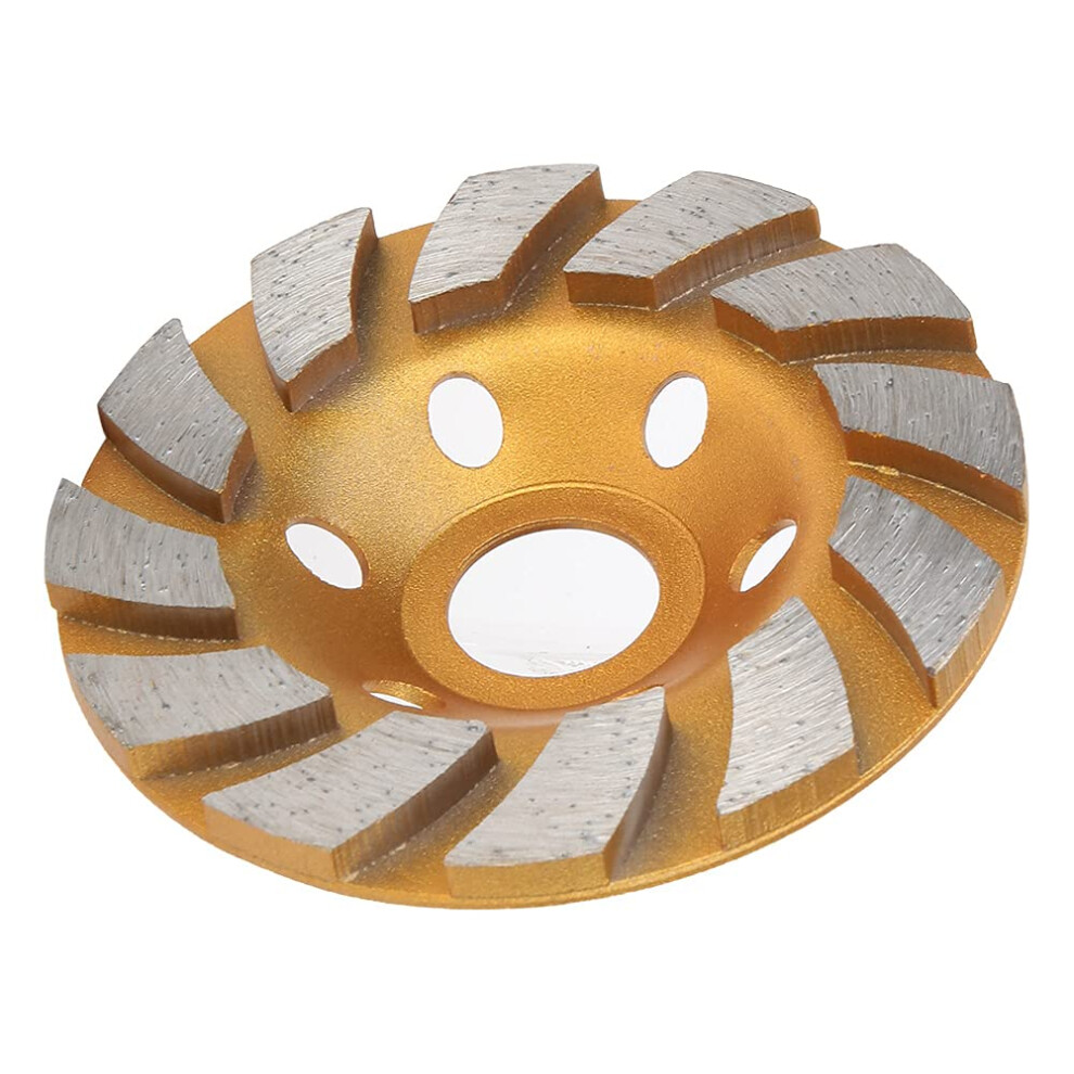4' Grinding Wheel Disc For Concrete, Stone & Ceramic Tile, 4 Inch, Efficiency, Angle Grinder Compatible 9382693503824