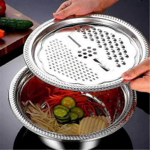 Stainless Steel Veggie Cutter Kit - Julienne Grater for Kitchen 1