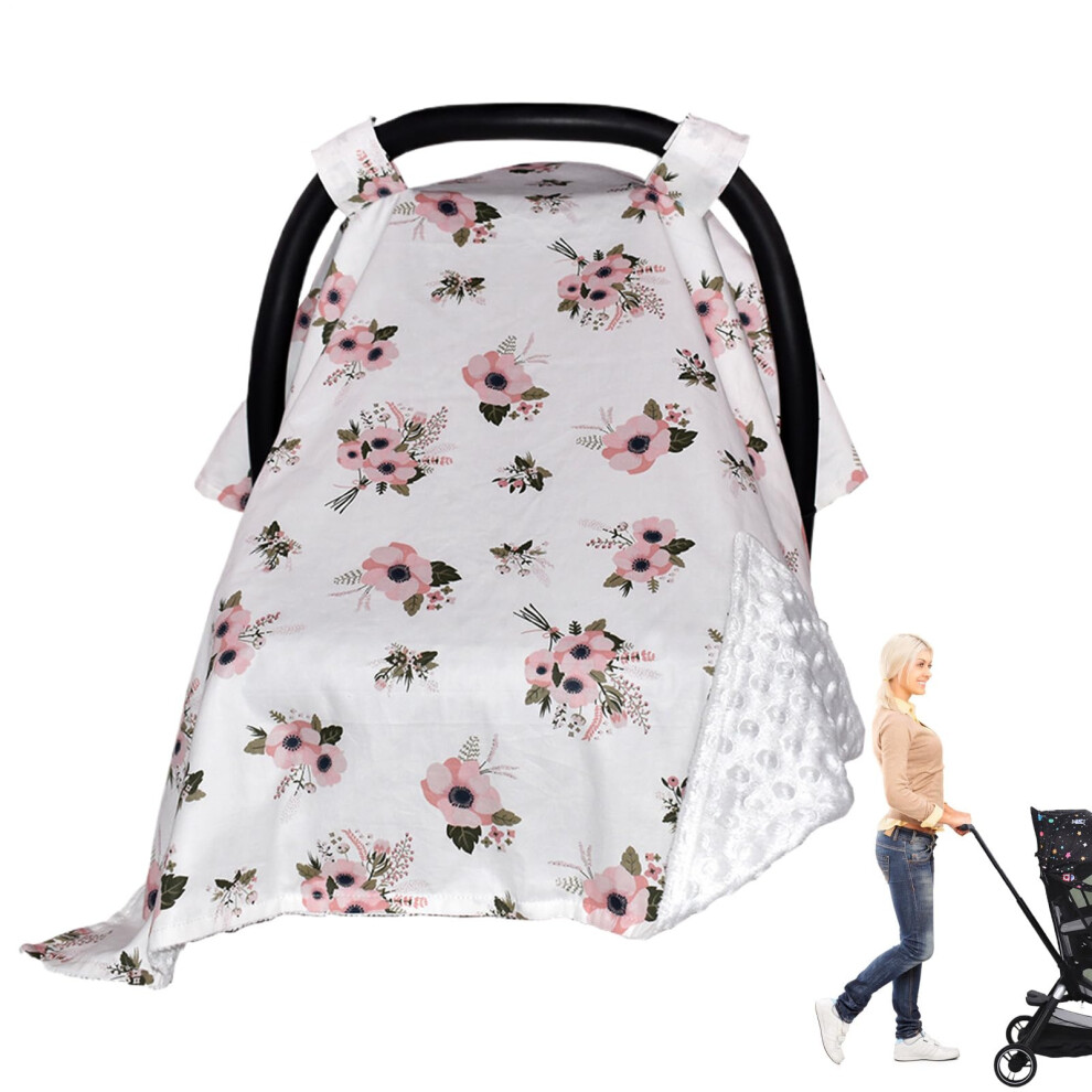 Stroller Shade Cover Universal Carseat Sun Protector 39.37 x 29.53 Inch Baby Sun Canopy Airflow Toddler Sunshade