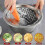 Stainless Steel Veggie Cutter Kit - Julienne Grater for Kitchen 5