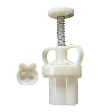 Rabbit Shaped Plastic Mooncake Mould for Mid-Autumn Festival Baking (Size: XXcm)
