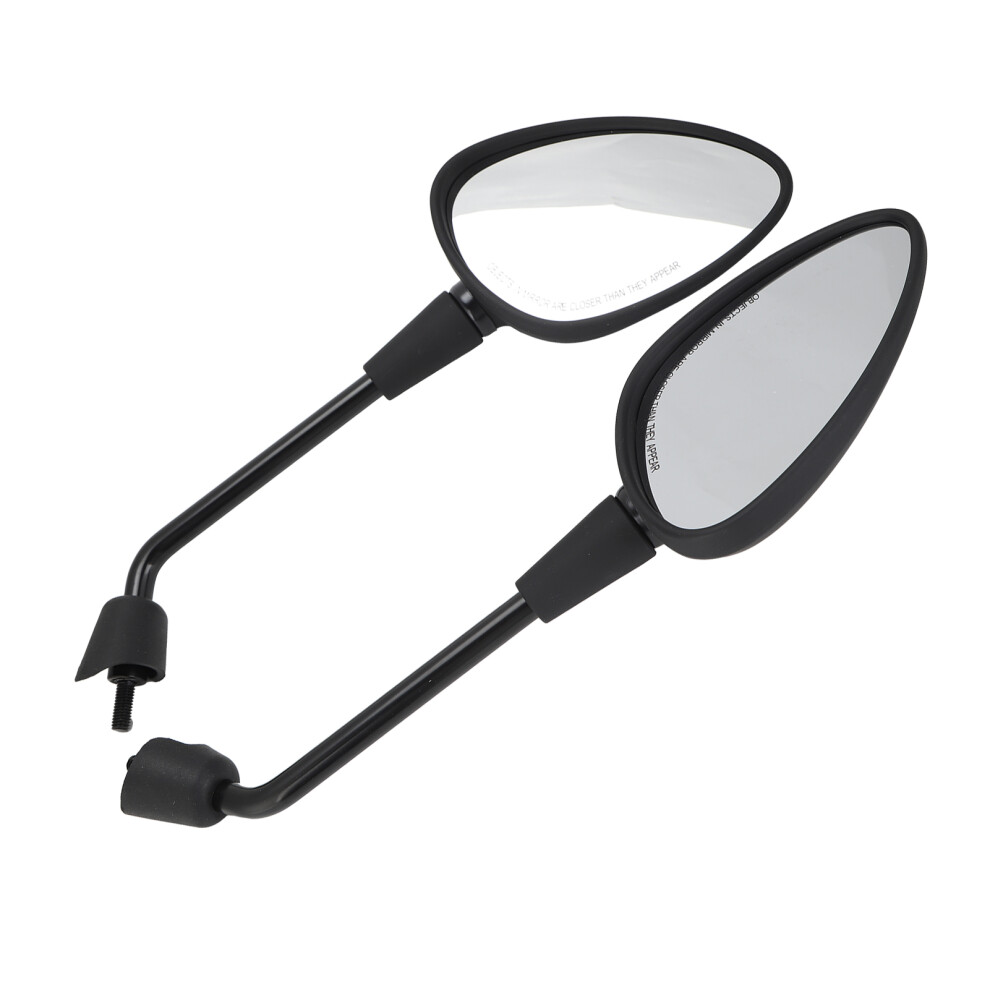 2Pcs Motorcycle Rear View Mirrors For Vespa Primavera 50 125 150 Black 8451377227064