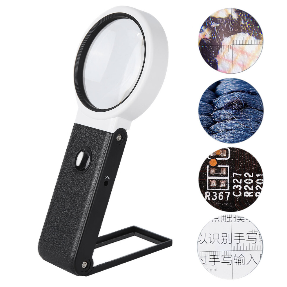 Light Hd Lens Led Uv Handheld Magnifier For Electronics Repair Th-7018B