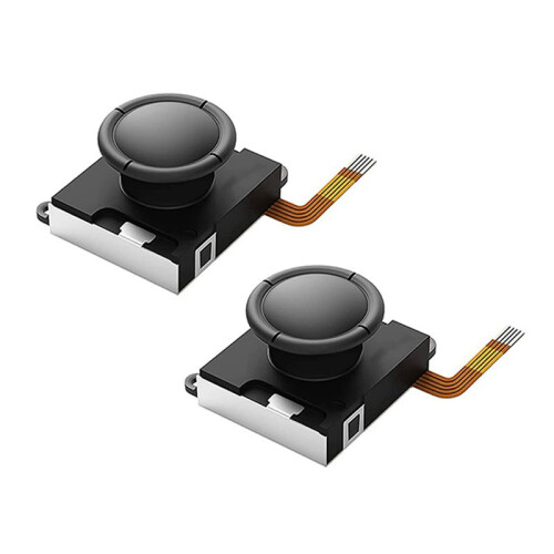 Hall Effect Joystick Replacement for  with Repair Tools No Drifting Electromagnetic Stick for  OLED/Lite 2PC